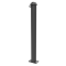 Ornamental bollard | Series 481B | � 82 mm | stationary, to be fixed by plugswith base plate 100 x 150 mm | without lock | with 1 eyelet